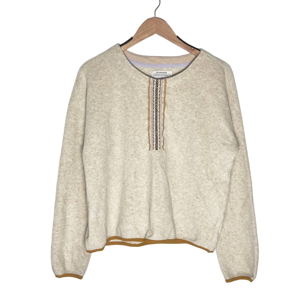 REI Co-op | Women | Westerlands Cream Fleece Oversized Pullover Sweater | Small